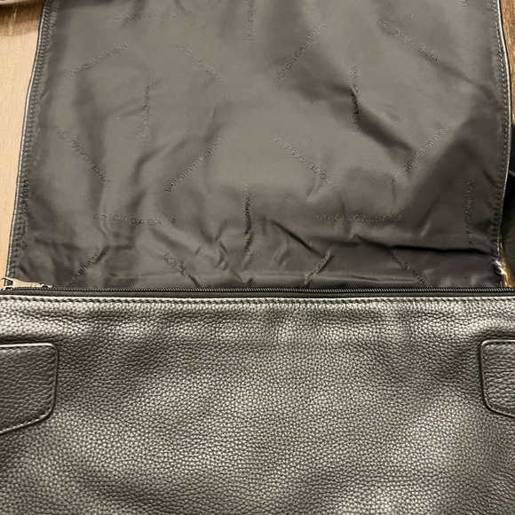 Authentic Pre-loved Dolce & Gabbana Black Leather Flap Bag - Picture 8 of 14